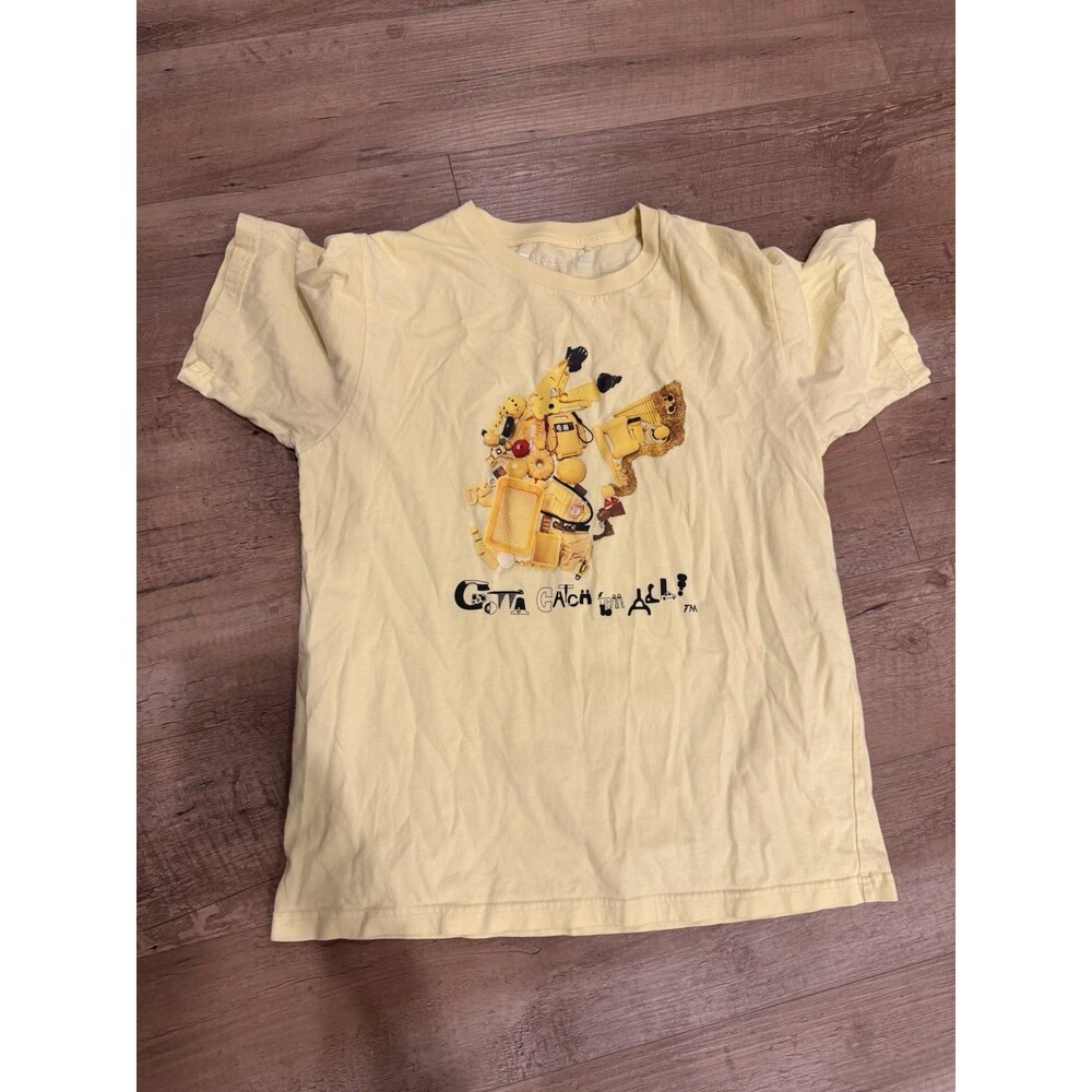Uniqlo UT Pokémon Pikachu Yellow Kid’s T-Shirt  Size 13yr old